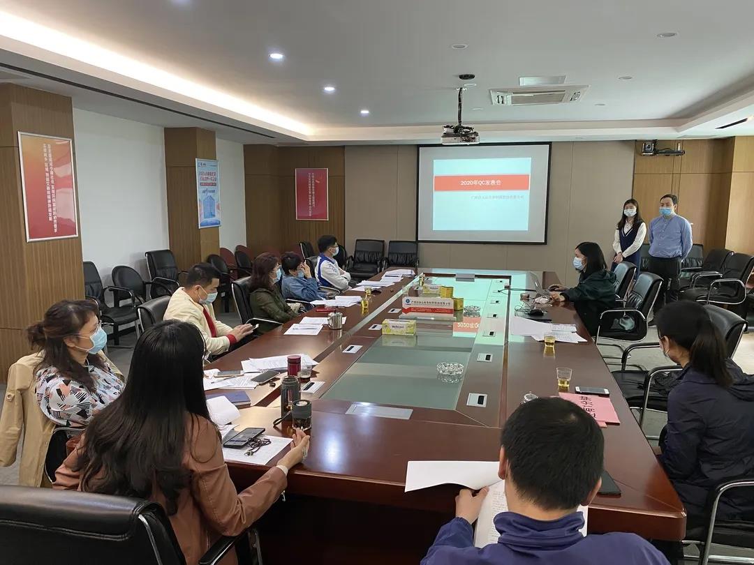 腾博会官网公司召开2020年QC效果揭晓会